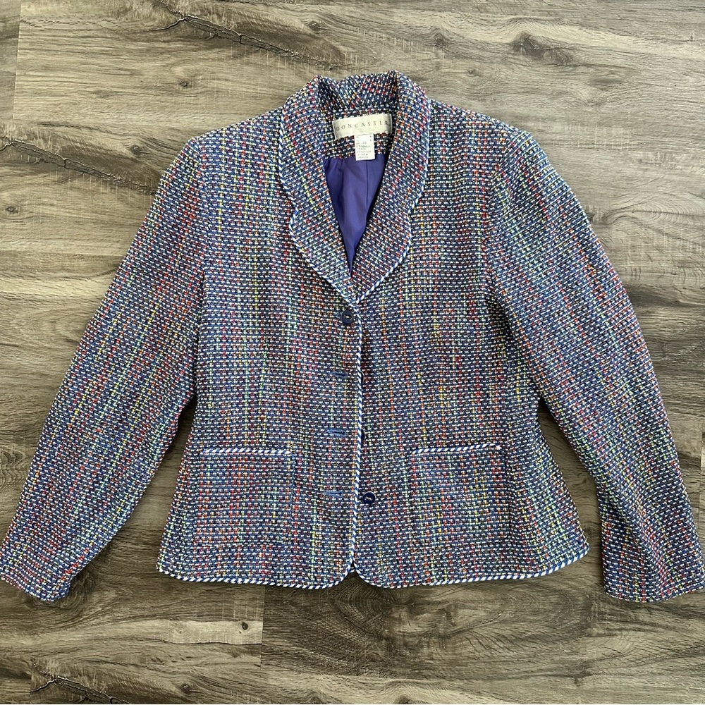 VITNAGE Women's Multicolor Tweed Jacket